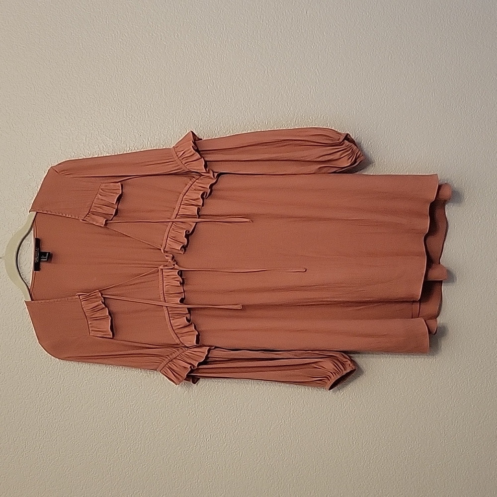 Coral Bohemian Dress